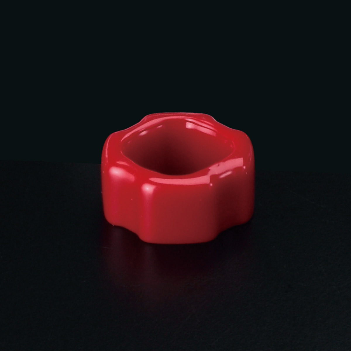 グリーンフレームエンドカバー(レッド)