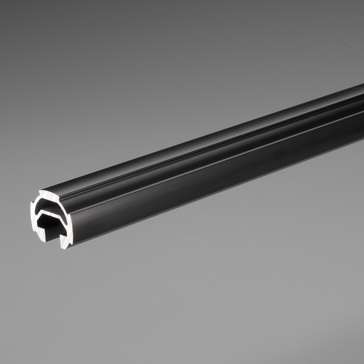 グリーンフレームLスロットブラック l=100〜4000mm