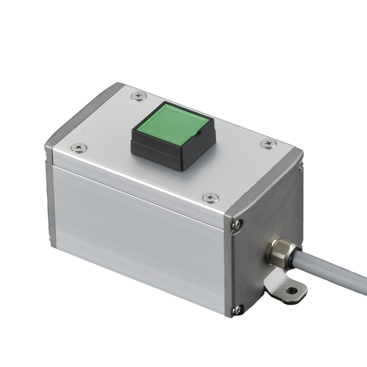 SBOX-62x60(F)-押ボタン（角形）1点/IDEC製付-3m配線済